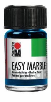 Marabu easy marble - Azurblau 095, 15 ml 13050 039 095