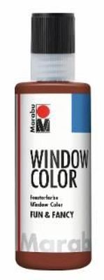 Marabu Window Color fun&fancy - Mittelbraun 046, 80 ml 04060 004 046