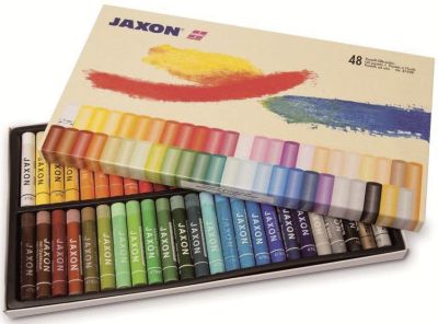 JAXON® Pastell-Ölkreiden JAXON 47448 48er-Pappschachtel 47448