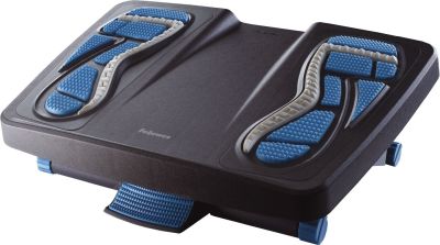 Fellowes® Fußstütze Energizer - Reflexzonen-Massageoberfläche, schwarz-blau 8068001