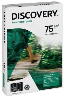 DISCOVERY Kopierpapier Discovery - A4, holzfrei, 75g/qm, weiß, 2-fach gelocht, 500 Blatt 834279A75S