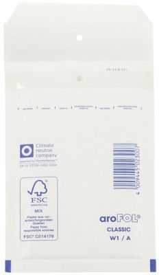 aroFOL® Luftpolstertaschen Nr. 1, 100x165 mm, weiß, 200 Stück 2FVAF000101
