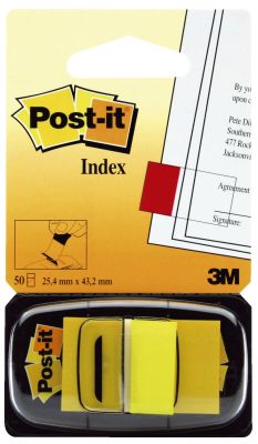 Post-it® Index Standard-Typ 680 - 25,4 x 43,2 mm, gelb 680-5