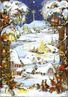 'Adventkalender ''Winterlandschaft'' - mit Glitter' 66