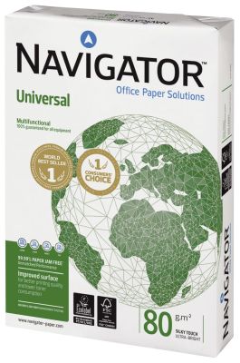 NAVIGATOR Universal Kopierpapier - A4, 80 g/qm, weiß, 500 Blatt N80A4