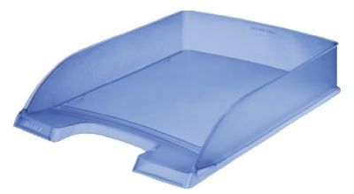 Leitz 5227 Briefkorb Standard Plus - A4, Polystyrol, blau frost 5227-00-34