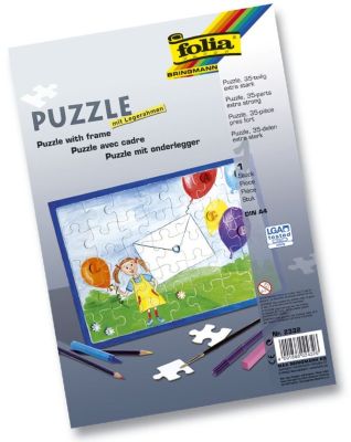 Folia Puzzle - 35tlg., A4, blanko, weiß 2332