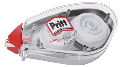 Pritt Korrekturroller Compact Flex - Einweg, 4,2 mm x 10 m, transparent 9H PCK4B