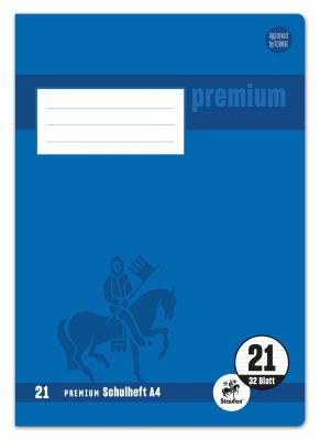 Staufen® Heft PREMIUM LIN 21 - A4, 32 Blatt, 90 g/qm, PREMIUM LIN iert 734010621