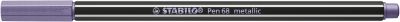 STABILO® Premium Metallic-Filzstift - Pen 68 metallic - Einzelstift - metallic violett 68/855