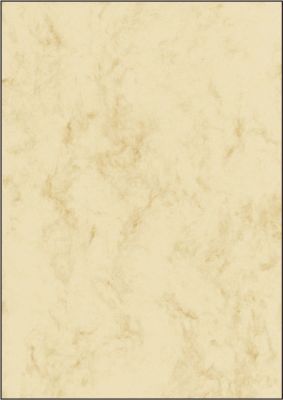 SIGEL Marmor-Papier, beige, A4, 90 g/qm, 25 Blatt DP181