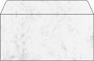 SIGEL Umschlag, Marmor grau, DIN lang (110x220 mm), 90 g/qm, 50 Umschläge DP073