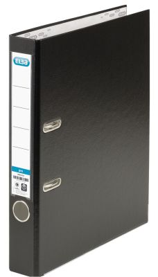 Elba Ordner smart Pro PP/Papier, mit auswechselbarem Rückenschild, Rückenbreite 5 cm, schwarz 100023260