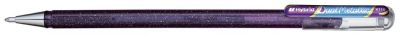 Pentel® Gelschreiber Hybrid Dual Glitter - 0,5 mm, violett/metallic blau K110-DVX