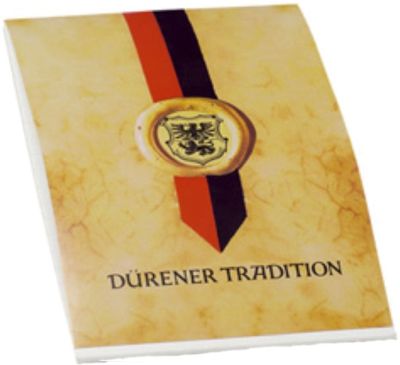 Rössler Papier Briefkartenblock Dürener Tradition - A6, 25 Stück, satiniert 20100401