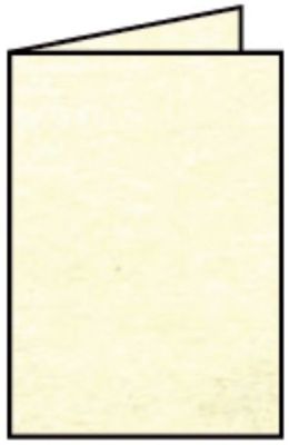 Rössler Papier Coloretti Doppelkarte - A6 hoch, 5 Stück, chamois marmora 220706506