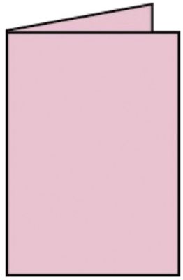Rössler Papier Coloretti Doppelkarte - B6 hoch, 5 Stück, rosa 220719523