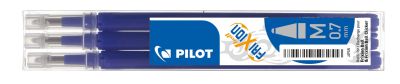 PILOT Tintenrollermine FriXion BLS-FR7 - 0,4 mm, blau, 3er Pack BLS-FR7-L-S3