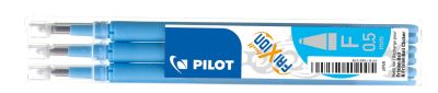 Pilot Tintenrollermine FriXion BLS-FR5 - 0,3 mm, hellblau, 3er Pack BLS-FR5-S3-LB