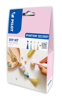 Pilot Kreativmarkerset Pintor DIY Schlüsselanhänger - 6-tlg. 4159KR