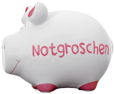 KCG 'Spardose Schwein ''Notgroschen'' - Keramik, klein' 100493