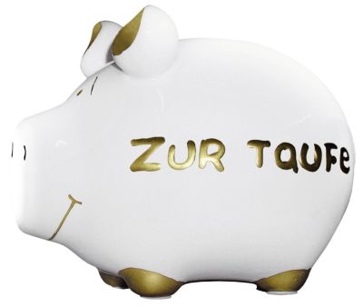 KCG 'Spardose Schwein ''Zur Taufe'' - Keramik, klein' 100803