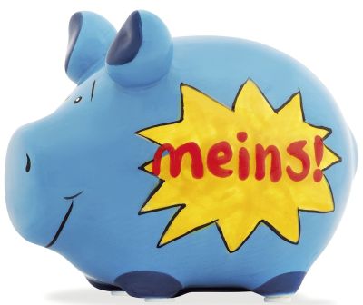 KCG 'Spardose Schwein ''Meins !'' - Keramik, klein' 101137