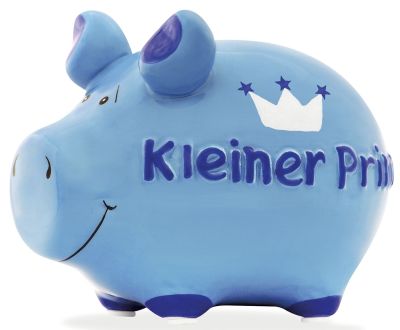 KCG 'Spardose Schwein ''Kleiner Prinz'' - Keramik, klein' 101190 kleiner