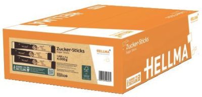 HELLMA Zucker-Sticks - 1.000 Portionen à 4 g 60120623