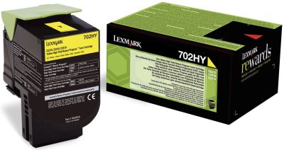 LEXMARK Original Lexmark Toner-Kit gelb return program (0070C2HY0,070C2HY0,70C2HY0,702HY,NO702HY) 70C2HY0