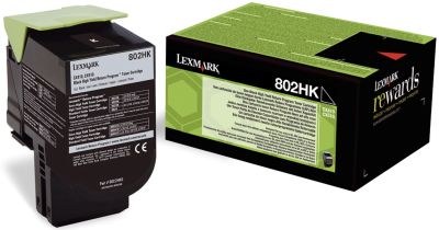 LEXMARK Original Lexmark Toner-Kit schwarz return program (0080C2HK0,080C2HK0,80C2HK0,802HK,NO802HK) 80C2HK0