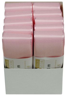 Goldina® Basic Taftband - 40 mm x 3 m, rosa 1445040211003