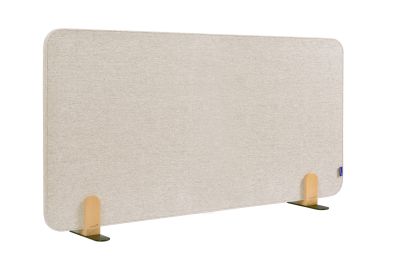 LEGAMASTER ELEMENTS Tischtrennwand akustik Pinboard - 60 x 120 cm, beige, Halterungen 7-209834