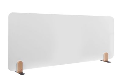 LEGAMASTER ELEMENTS Tischtrennwand Whiteboard - 60 x 160 cm, weiß, Halterungen 7-209922