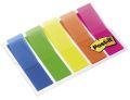 Post-it® Index - 11,9 x 43,2 mm, Leuchtfarben, 5x 20 Streifen, Etui 683HF5