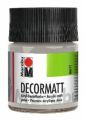 Marabu Decormatt Acryl - Metallic-Silber 782, 50 ml 14010 005 782