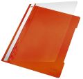 Leitz 4191 Schnellhefter - A4, langes Beschriftungsfeld, PVC, orange 4191-00-45