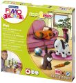 Staedtler® 'Modelliermasse FIMO® Kids Materialpackung Form & Play ''Pets'', 4 x 42 g' 803402LY