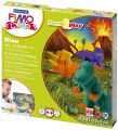 Staedtler® 'Modelliermasse FIMO® Kids Materialpackung Form & Play ''Dino'', 4 x 42 g ' 803407LY
