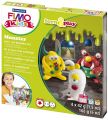 Staedtler® 'Modelliermasse FIMO® Kids Materialpackung Form & Play ''Monster'', 4 x 42 g' ST8034 11 LY