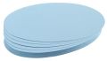 Franken Moderationskarte - Oval, 190 x 110 mm, hellblau, 500 Stück UMZ111918