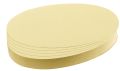 Franken Moderationskarte - Oval, 190 x 110 mm, gelb, 500 Stück UMZ111904