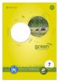 Staufen® green Schulblock LIN 7 - A4, 50 Blatt, 70 g/qm, 7mm kariert 040750007