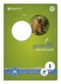 Staufen® green Heft LIN5 - A5, 16 Blatt, 90 g/qm, kariert 040780005