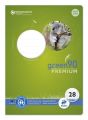 Staufen® green Heft LIN28 - A5, 16 Blatt, 90 g/qm, kariert mit Randlinien 040780028