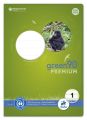 Staufen® green Heft LIN1 - A4, 16 Blatt, 90 g/qm, 5/5/5 mm liniert 040782001