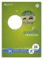 Staufen® green Heft LIN25 - A4, 16 Blatt, 90 g/qm, liniert mit Rand 040782025