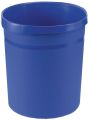 HAN Papierkorb GRIP - 18 Liter, rund, 2 Griffmulden, extra stabil, blau 18190-14