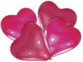 amscan® Luftballon Lovely Moments - Riesen Herz, rot, 4 Stück 6439