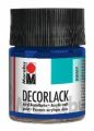 Marabu Decorlack Acryl - Mittelblau 052, 50 ml 11300 005 052